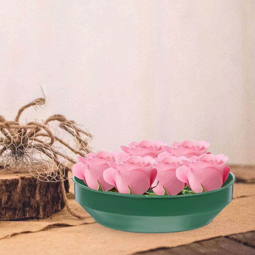 8Pcs Flower Arrangement Fixing Tray Plastic Flower Mud Holder for Foam Arrangements Sturdy Decorative Landscape Tool