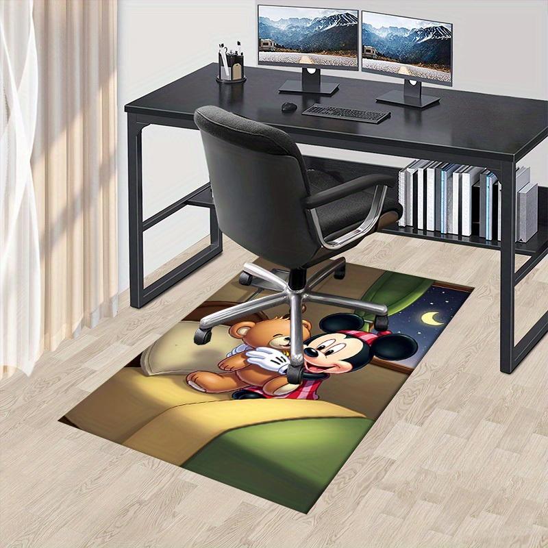 

Office Carpet, Desk Mat, Gift for Home Decor, Mickey Mouse and Teddy Bear Bedside Scene, Soft and Warm Rug for Room, Perfect Decoration for 60cm by 90cm