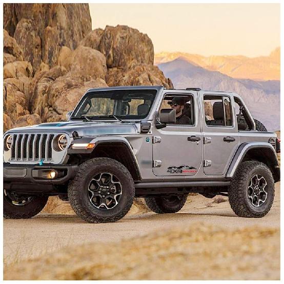 2x Car Pickup Off Road Body Sticker Decal Vinyl Black 4X4 Mountain Sport Letter