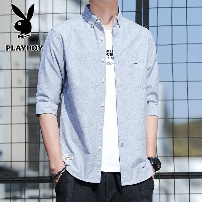 Playboy Men s Business Casual Lapel Jacket L/39 светло-серый