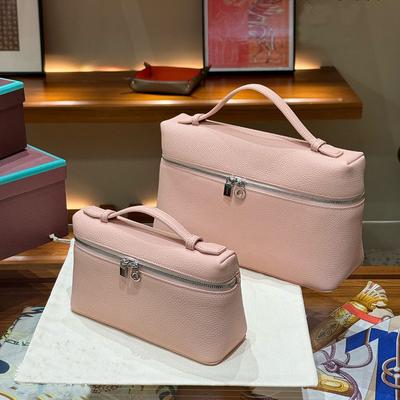 L27 Lunch Box Cover Layer Cowhide Gigi Same Style Single Shoulder Crossbody Lychee Patterned Small Cowhide Bag Versatile Temperament