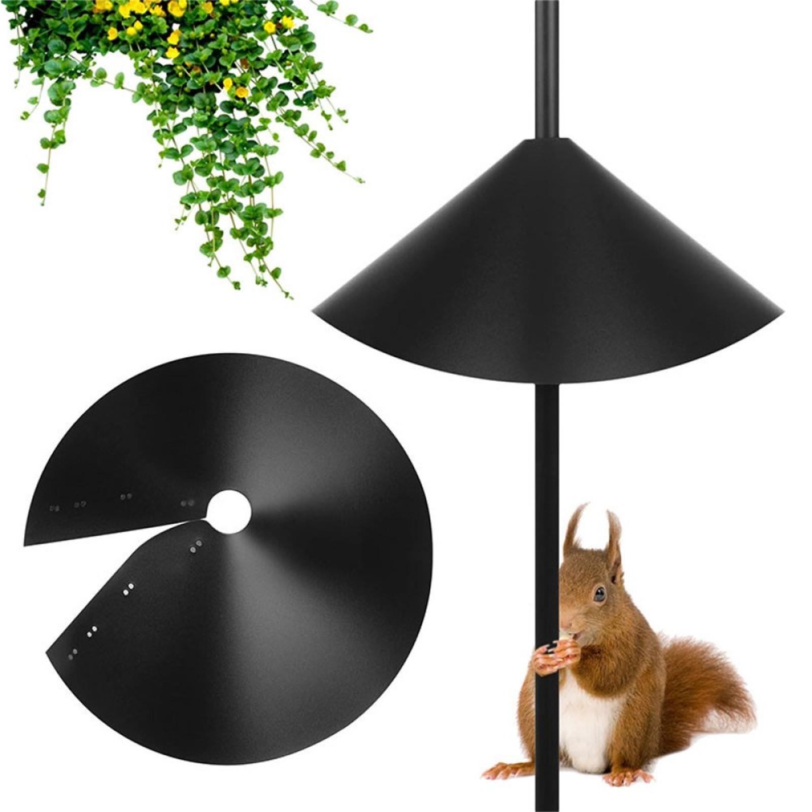 

Squirrel Proof Baffle Wrap Guard Around Protects Hanging Bird Feeders One Size