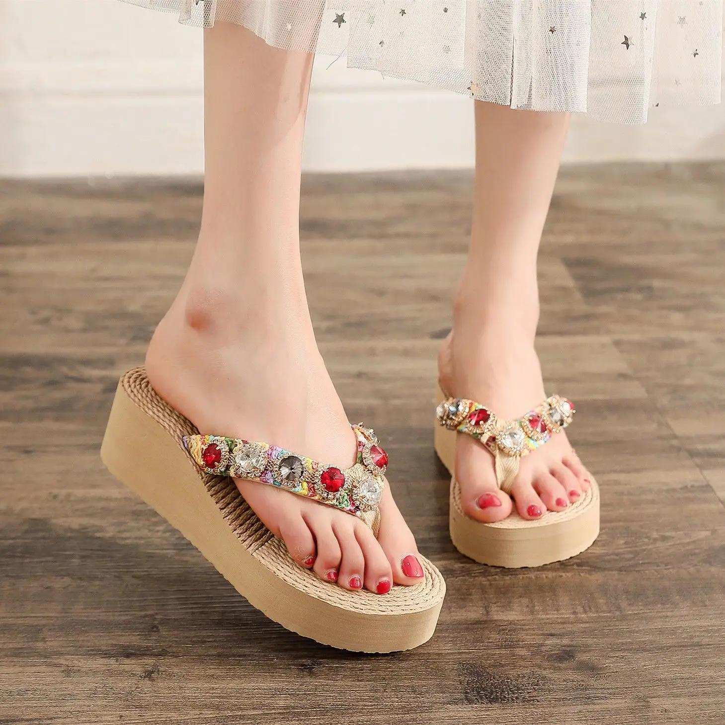 Обувь Пляжные Шлепанцы Новая Мода Женские Тапочки И Женские Сандалии Оптом — фото 8