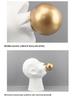 Minimalist Resin Bubble-Blowing Boy Figure for Home Décor