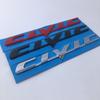 1PCS 3D ABS Civic Car Letter Logo BT Sticker Tail Bumper Badge Auto Rear Trunk Emblem High-Quality Accessory
