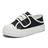 Women's Canvas Shoes New Summer Breathable Black Shoes All-Matching Working Two-Way Wear Half Slippers Lazy Shoes Slip-on