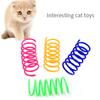 4Pcs Kitten Spring Toy Indoor Hunting Toy Cats Playful Coil Toy Interactive Small Cats Safe Chasing Toy Small Cat Gift