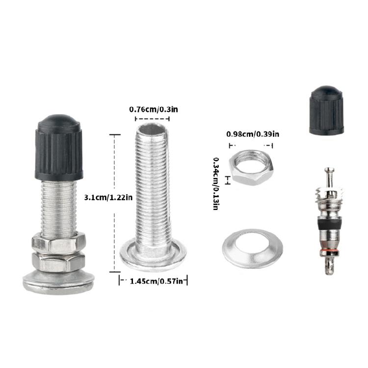 Rustproof Valves Adapter Set Portables Bike Valves Tool Emergencies Bike Repair for Daily Maintenances