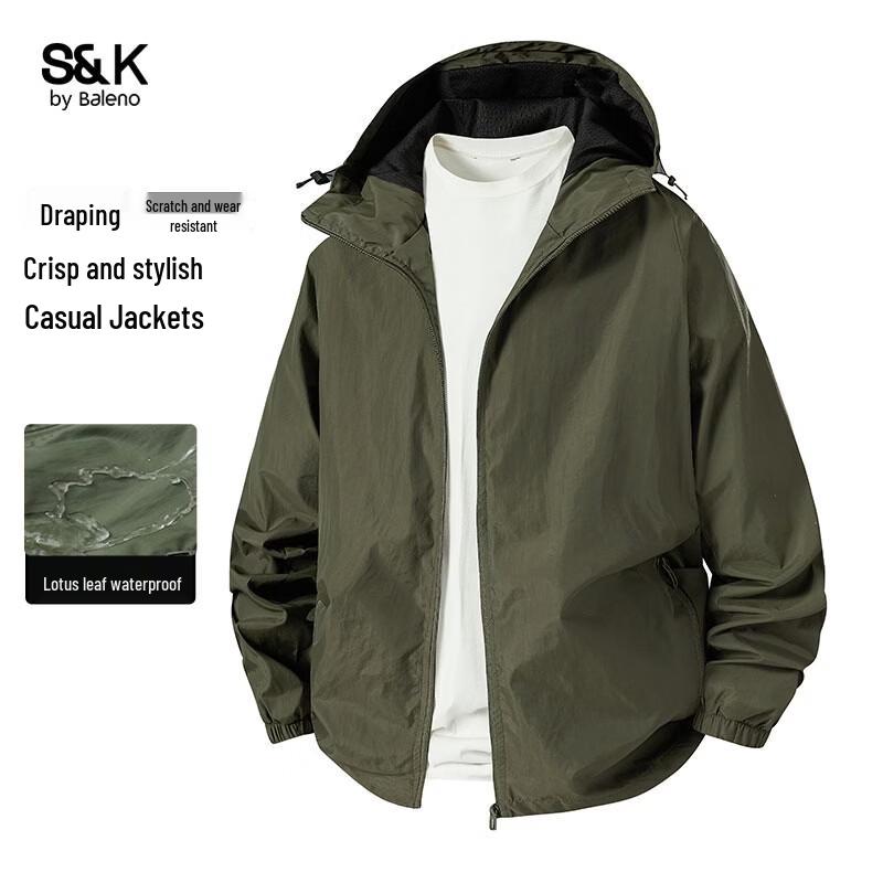 Мужская повседневная рабочая куртка с капюшоном серии S&K Baleno 3XL