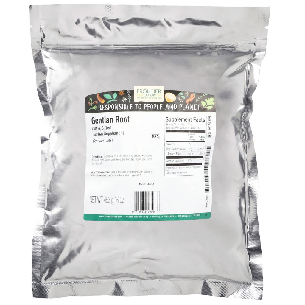 Frontier Co-op Cut and Sieved Dragon's Root, 453G(16Oz)