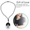 Personal Wearable Air Purifier Necklace Mini Portable Air Freshner Ionizer Negative Generator Low Noise Black