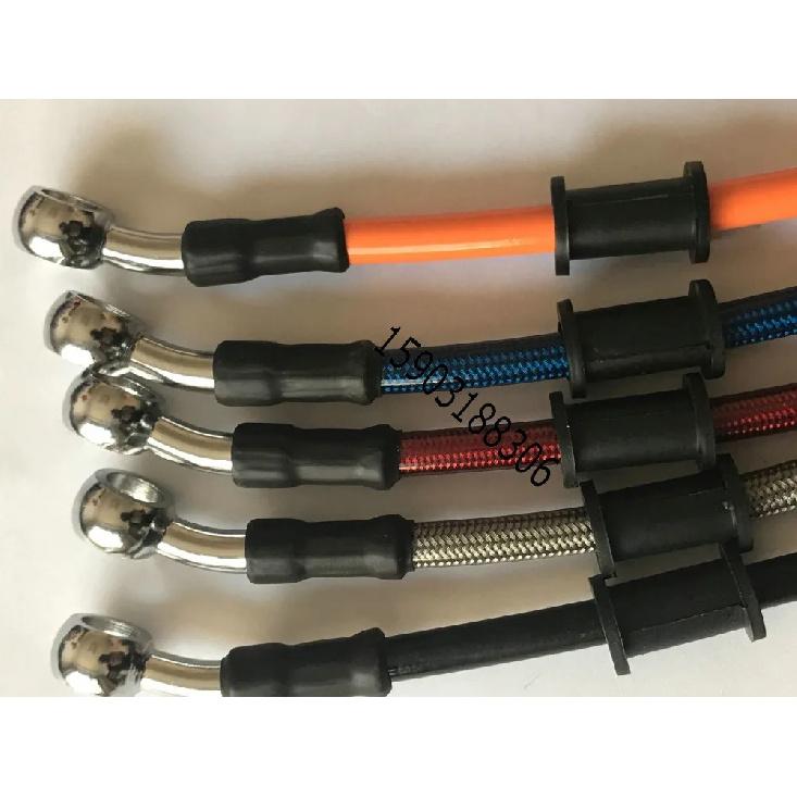 60CM length An3 1/8 HL SAE J1401 Racing Auto Brake Hoses Assembly with 10mm Banjo Eye Fitting Motorcycle Brake Hose