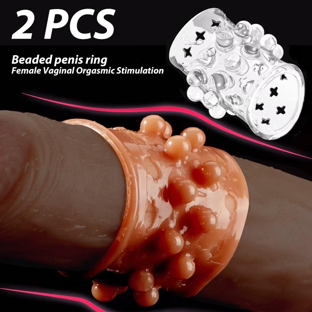 Penis Ring Penis Sleeve Enlargement Silicone Penis Sleeve Male Sex Toys for Couples Super Soft Stretchable Male Sex Toys Adult Toys