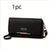 1pc Multi-layer Women's Wallet | Large Capacity Hand-held Bag, Casual Shoulder Zipper Bag, Mobile Phone Bag