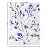 Purple Flowers Watercolor Painting Throw Blanket Summer For Sofa Thin Blankets For Bed Blankets Sofas Of Decoration Blankets