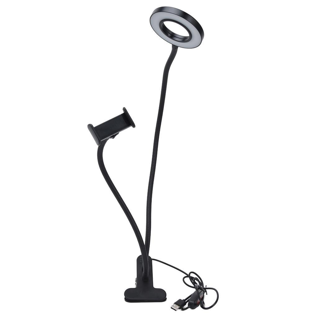 Mobile Phone Live Lighting 3 Colour Adjustable Angle Light Multifunction USB Power Supply Selfie Rings Light
