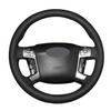 Hand Sewing Car Steering Wheel Cover Wrap For Ford S-Max Smax I 2006 - 2015