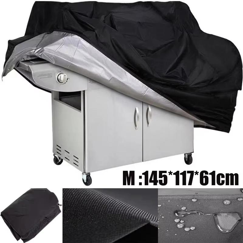 Full Coverage Grill Waterproof Cover Dustproof and durable 210D oxford fabric, ideal for outdoor patio garden grills