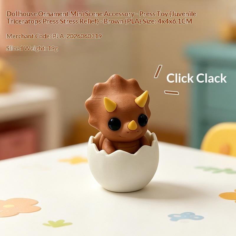 3D Printed Cactus Clicker Keychain Mini Fidget Clicker Toy Portable Push Button Stress Relief Keyring Gift For Kids Adults