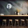 1PC 3D Wolf Wall Art Blue Eyes Snow Winter Design Metal Tin Sign For Living Room Home Decor