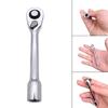 Handy Reversible Ratchet Wrench Convenient Tool Square Hole Socket Wrench