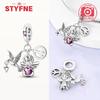 Copperheart Beads Lucky Four Leaf Clover Series Symbolcharm Fit Original Bracelet Diy For Women Fine Jewelry Gift