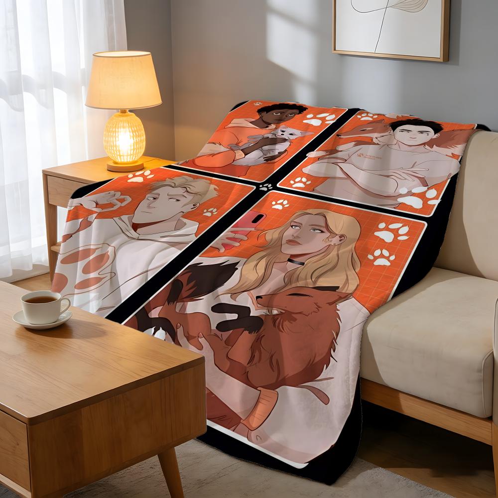 Throw High-Density Short Plush Blanket For Sofa Nap Air-Conditioned Room Soft Skin-Friendly AFTG All For The Game Retro Print