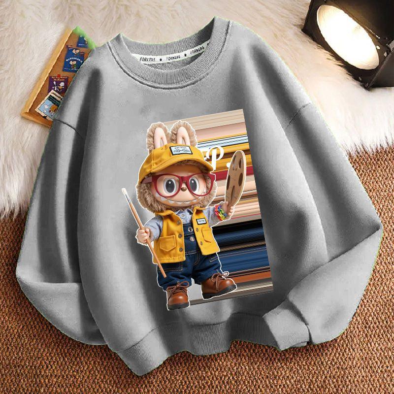 Loose Hoodies for Children, Fashionable Long-sleeved Hoodies for Boys and Girls in Spring and Autumn