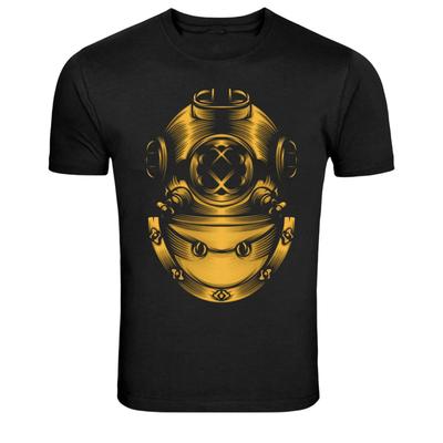Vintage Taucherhelm Tiefsee Grafik T-Shirt