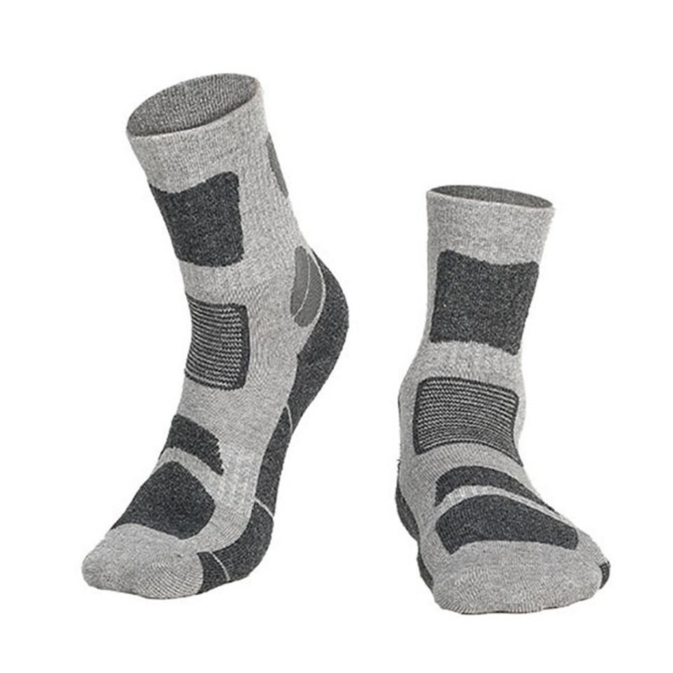 Loogdeel Merinoull Vandrings- och Löparsockor Mjuka Lätta Andningsbara Mellanhöga Cykelsockor för Herrar Damer