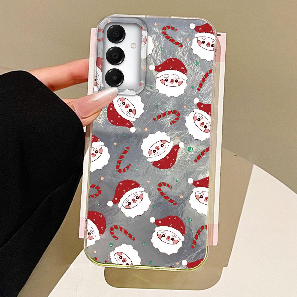 

С Рождеством Санта Клаус Лось Чехол для телефона для Samsung Galaxy A16 A55 A07 A17 A56 A36 A26 A53 A06 A14 A24 A34 A54 A15 A12 Чехол Samsung Galaxy A16 белый