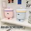 with Lid Garbage Bin Plastic Storage Box Cute Desktop Trash Can  Table & Office Desk