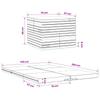Folding Sofa Bed 140 x 67 x 45 cm Pink