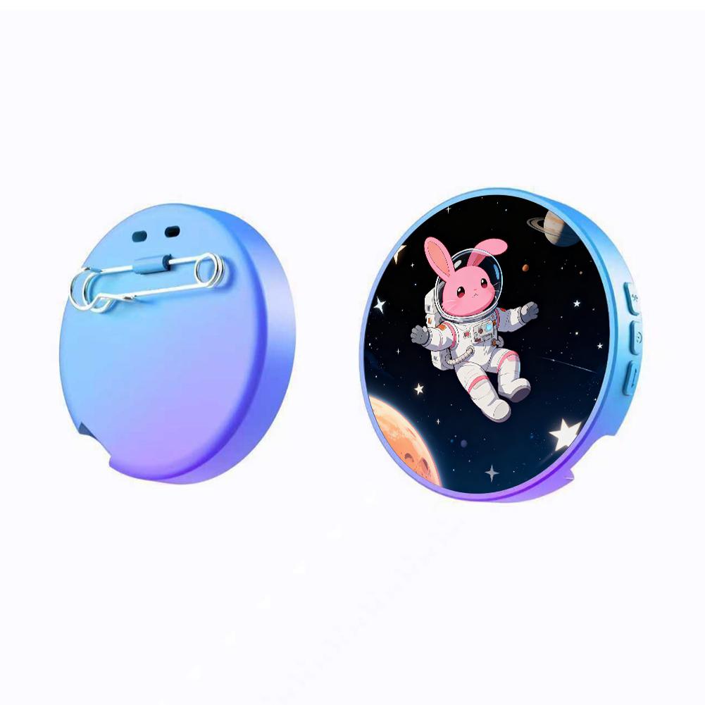 NY Anime E-märke Dynamisk Smart Pekskärmsdisplay Pin Dynamiskt Elektroniskt Märke APP Bluetooth-anslutning Märke Gåva