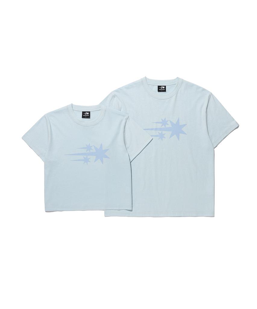 NICEGHOSTCLUB 3Star Basic Tee_Light Blue(Ng2Gmut534A)