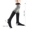 Women Thigh High Toe Socks Five Finger Striped Anti-slip Leg Warmer Dance Yoga Long Boot Stockings