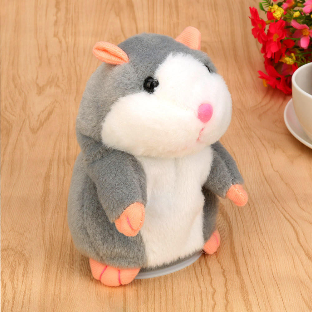 Talking Hamster Plush Toy With Recording Function For Kids Gift And Collectible Use