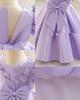 2025 Baby & Toddler Bow Puff Sleeve Birthday Party Princess Dress