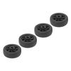 4pcs Suitcase Wheels Replacement Durable Silent PVC Swivel Luggage Caster Wheels Repair