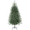 6 Ft Full Spruce Christmas Tree with Realistic Dense Tips, Easy Assembly - Green