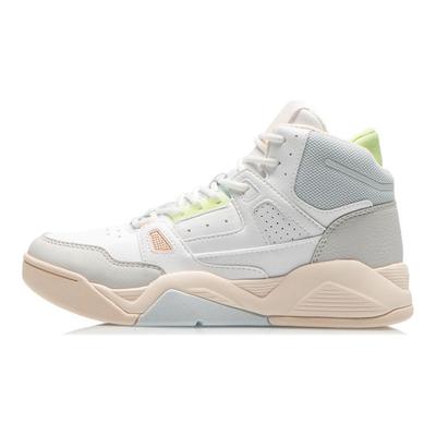 Lightweight Breathable Retro Basketball Shoes Women Sneakers White Blue AGBR084-1