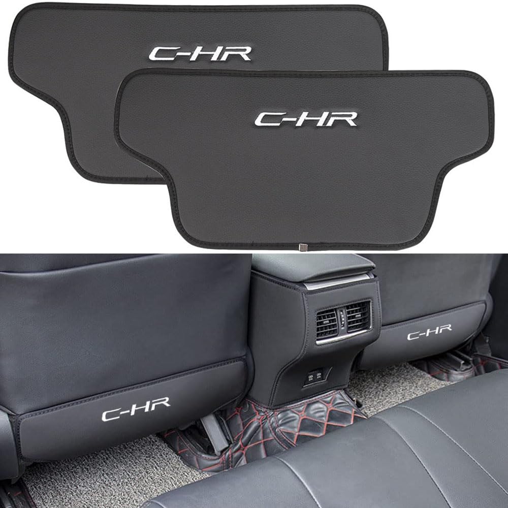 

LEXLEYS Защита спинки сиденья от ударов ногами, специально разработанная для Toyota ZYX10, кожаная защита спинки заднего сиденья, салон, вышитый коврик для защиты от царапин, C-HR NGX50,