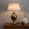 LED Table Lamp Off White Beige 68.58 Cm Lampshade Bedside Stylish, Living Room, Bedroom, Home Decoration, Hotel Gift