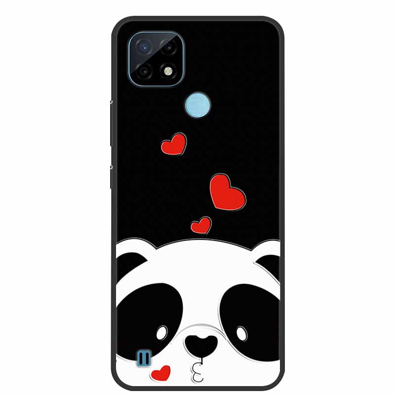 For Realme C21Y Case 3D Flower Emboss Soft Silicone Phone Case For OPPO Realme C21Y RMX3261 Capa TPU Funda Realmi C21 Y Coque