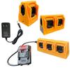 Battery converter adapter 246 slots for BL1830 BL1840 BL1850 BL1860 suitable for power tools and machines with cable