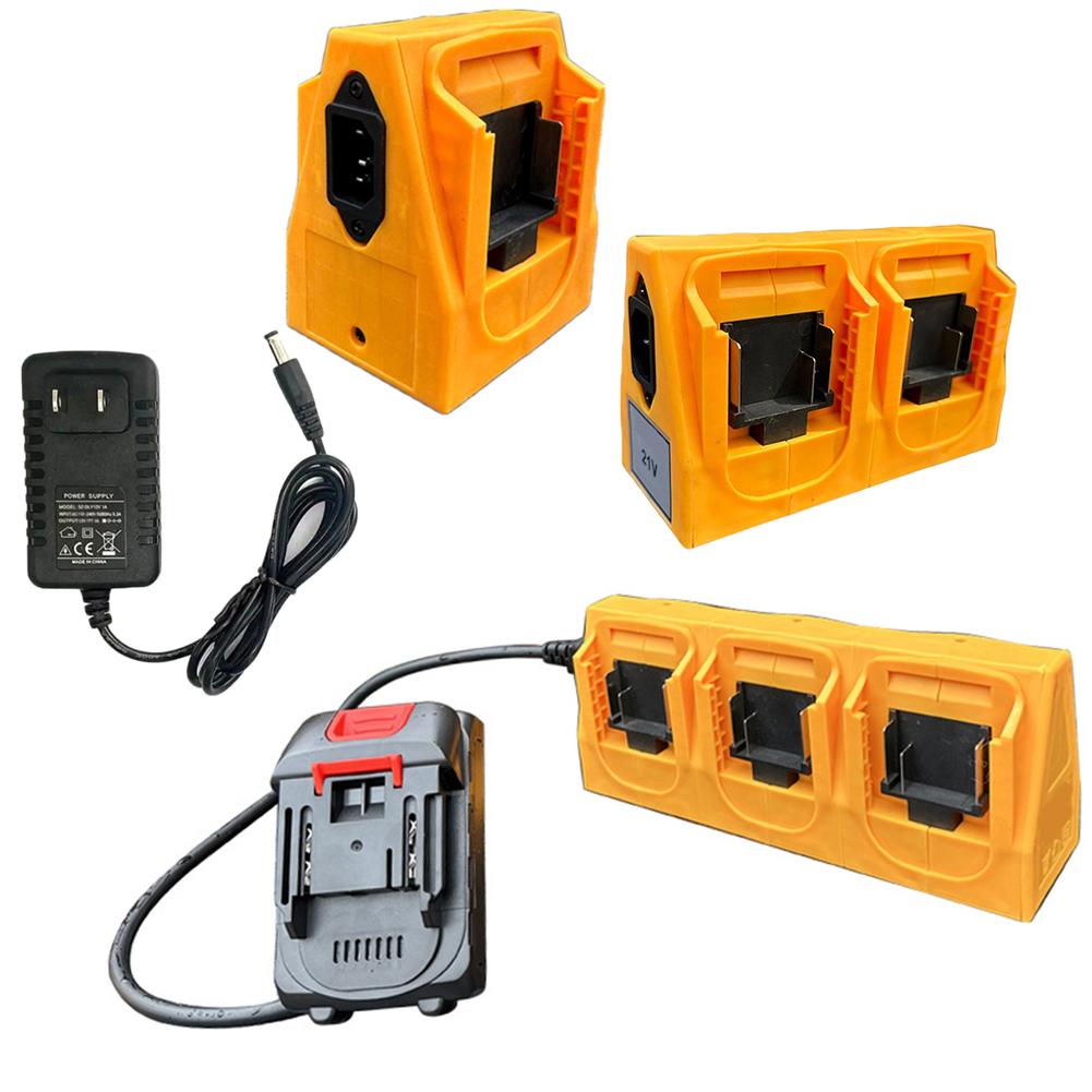 Battery converter adapter 246 slots for BL1830 BL1840 BL1850 BL1860 suitable for power tools and machines with cable