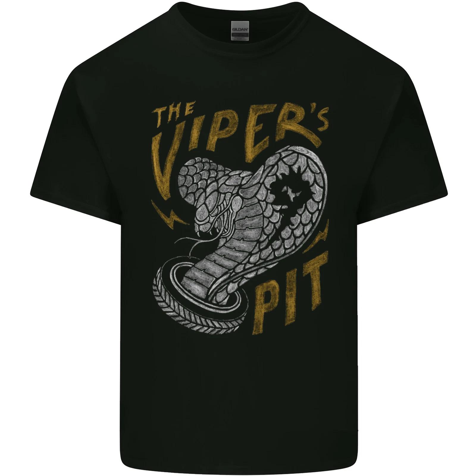 

The Vipers Pit Motorcycle Motorbike Biker Kids T-Shirt Childrens 4XL