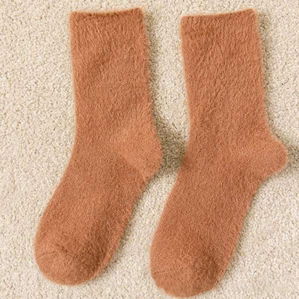 Winter Warm Snow Socks Seamless Velvet Sleep Socks Gift Stockings