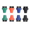 4-Pack Colored Nylon Cleaning Brushes For Vaporetto Deep Clean, Compatible With Lecoaspira & Unico Models, Compact Design