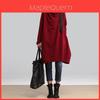 Premium Quality Women's Fashion Casual Elegant Solid Color Long-sleeved Dress Ideal For Every Occasion
